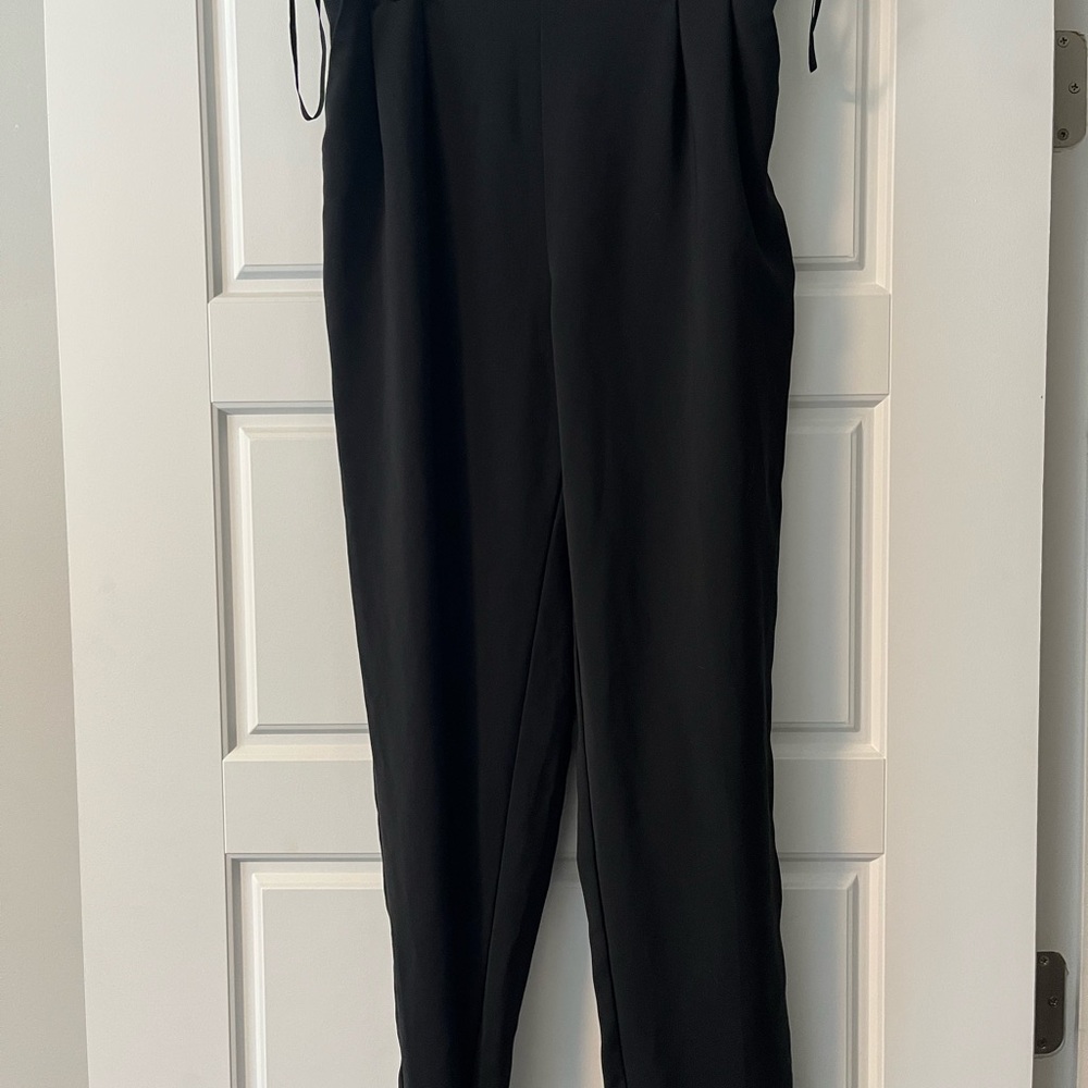 RACHEL Rachel Roy Black Tailored Jumpsuit Trousers